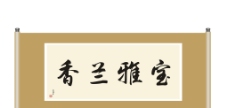 宝雅兰香书法图片