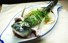 清蒸鲩鱼图片