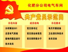 共产党员示范岗图片