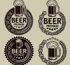 小麦啤酒标签图片