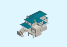 世界最好的100栋别墅独栋别墅3d模型图片