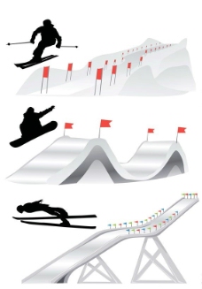 雪山体育设计图片
