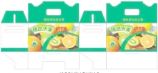 绿色水果包装盒图片