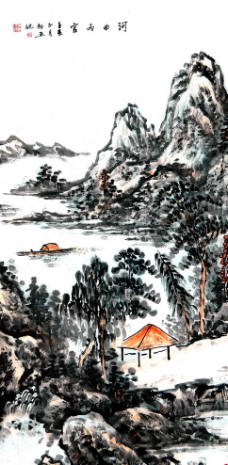 张丙官 山水画图片