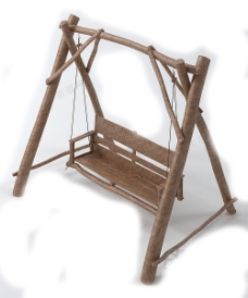 秋千椅 3d模型