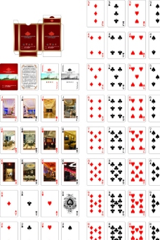 五星级酒店枫叶花园酒店扑克牌图片