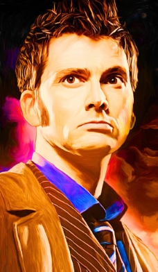 神秘博士人物插画图片