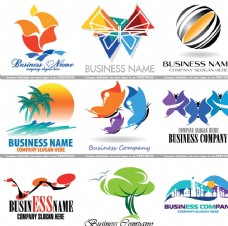 地球日企业logo设计