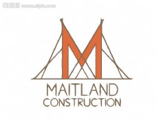 字体建筑logo