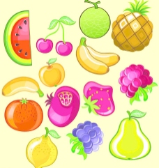 卡通菠萝水果卡通图片