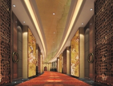 五星级酒店走廊图片