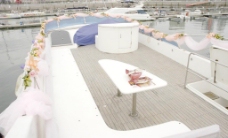 科技婚礼素材游艇天台图片