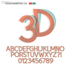 3D字体设计图片