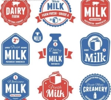 促销广告牛奶标志图片