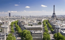巴黎城市风光图片