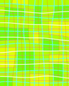 亮绿色不规则格子布料