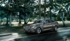 BMW 3系森林疾驶图片