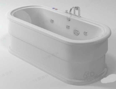 豪华3D浴缸模型