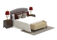 家具广告床3d模型