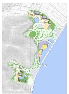 某海滨小区规划总平面图片