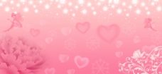粉色柔美背景图片