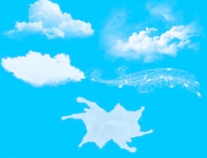 云水云朵水牛奶图片