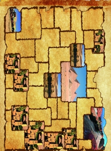 沙漠掘金用地形图图片
