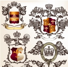 古典皇家徽章设计