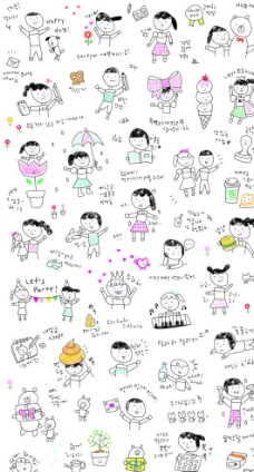 韩国卡通素材图片