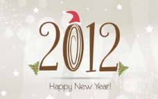 2012圣诞字体01——矢量素材