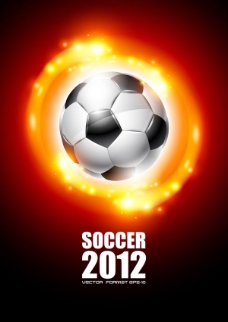 2012足球海报02—矢量素材