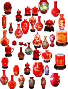 中国红瓷器合辑