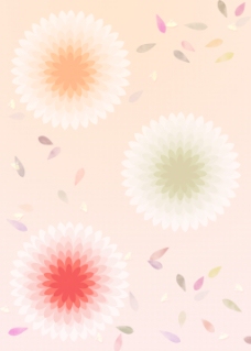 淡粉系葵花瓣型粉色背景图片