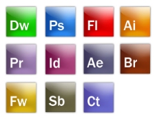 全套Adobe软件图标PSD分层文件