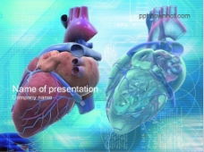 医疗学心脏PPT模板