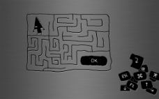 高清 简约 迷宫游戏 背景图片
