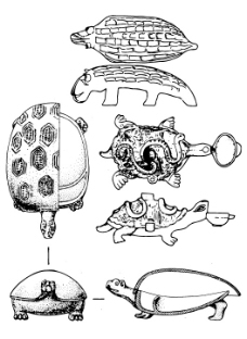 吉祥物传统吉祥动物纹样龟器皿