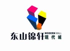 房地产logo  东山锦轩 现代城