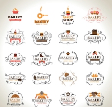 面包店logo设计图片
