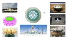 莲花喷水池设计图片