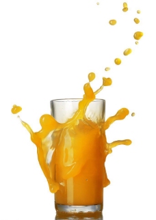 动感橙汁图片